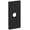 Satin Black, variant on Baldwin R052.Idm R052 Rectangular Dummy Rosette Only From The Estate Collection - Black