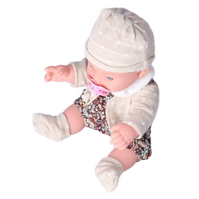 Reborn Baby Doll, 12 Pulgadas/30 Cm Hermosa Muñeca De Moda Ojos Brillantes Cuerpo Suave Juguete Para Bebé Recién Nacido Lavable Niña Blanca Juguete De Cuerpo Suave Para