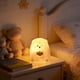 thumbnail image 4 of Luz nocturna de animales | Lámpara LED de dibujos animados para mascotas adorables | Adorno decorativo luminoso de resplandor suave para casa, escritorio, dormitorio | Blanco | Plástico | 8x4x4cm, 4 of 6
