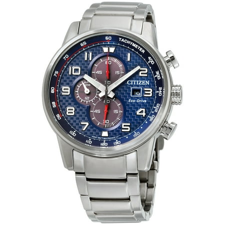 Citizen Men's Eco Drive Primo Chronograph Stainless Steel Watch (Best Citizen Eco Drive)