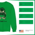 thumbnail image 6 of Military Mom Sweatshirt Proud Mom Life Messy Bun Sunglasses Mother's Day Mama Mommy Active Duty Veteran Vet Crewneck, 6 of 7