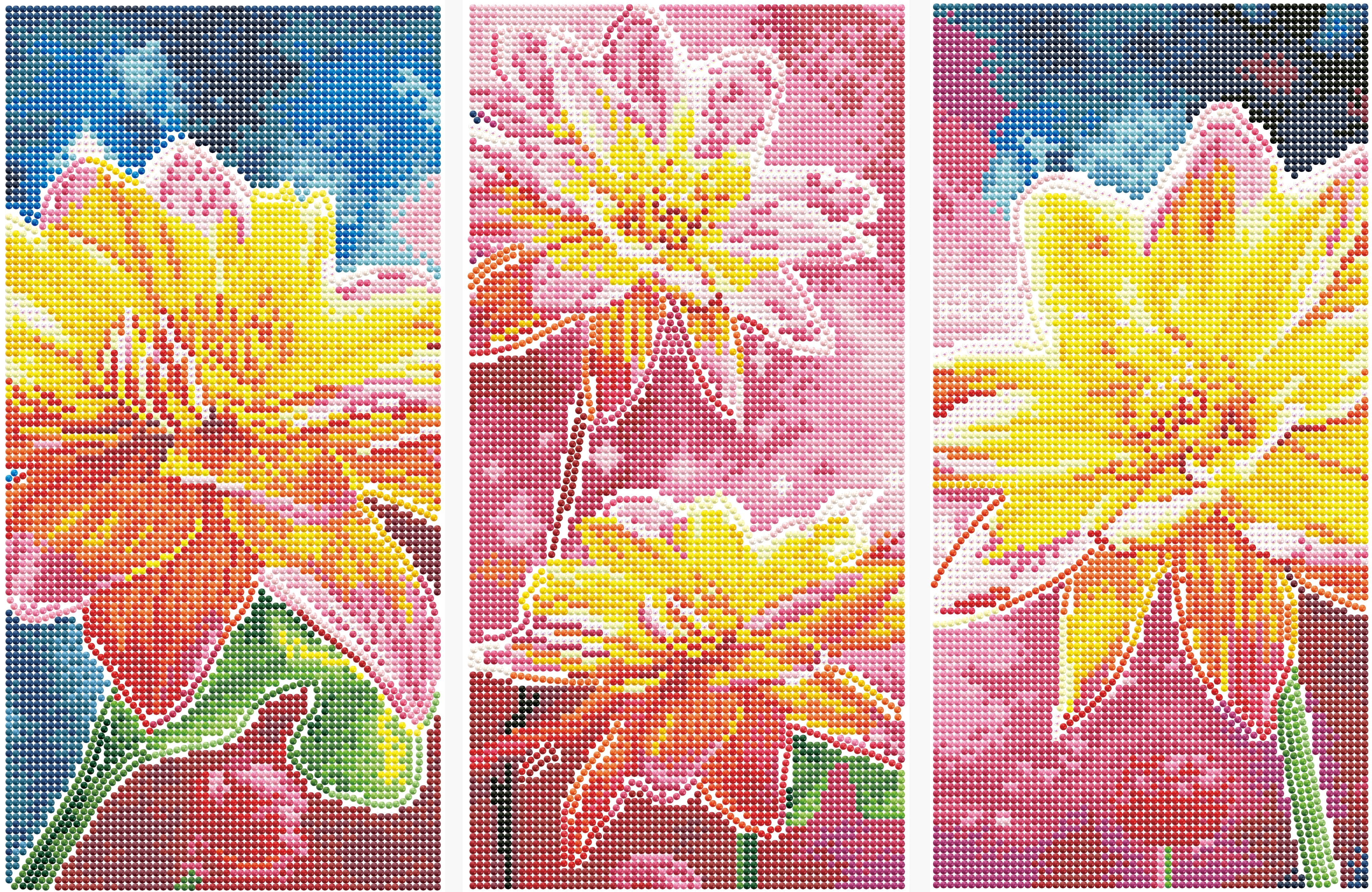 DIAMOND DOTZ® Floral Triptych Diamond Painting Kit