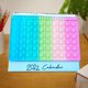 thumbnail image 3 of Push Bubble Finger Sensory Toys 2022 Cubierta De Burbuja De Silicona Calendario De Descompresión Flip Calendario De Escritorio Yuarrent FN007063-02, 3 of 6