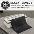 thumbnail image 3 of THERABAND Resistance Bands, 6 yd Roll, Black, Special Heavy Thickness, 7.3 lbs Resistance, Level 6, 3 of 11