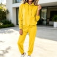 thumbnail image 4 of 2 Piece Lounge Sets for Women Matching Sweatsuits | Oversized Hoodies & ankle banded Sweatpants,Casual Sweat Set,Workout Tracksuit,Airport Travel Outfits,Fashion Fall Clothes, 4 of 7
