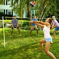 thumbnail image 3 of Franklin Sports Volleyball Net Family Set - Includes Cloth Volleyball with Pump, Adjustable Net, Stakes, Ropes - Beach or Backyard Volleyball - Easy Setup, 3 of 7