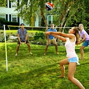 Franklin Sports Volleyball Net Set - Backyard Volleyball Set - Family