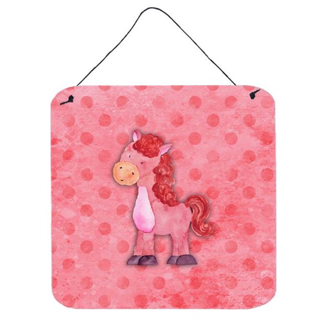 Impressions Aquarelle de Mur Ou de Porte de Cheval de Polkadot