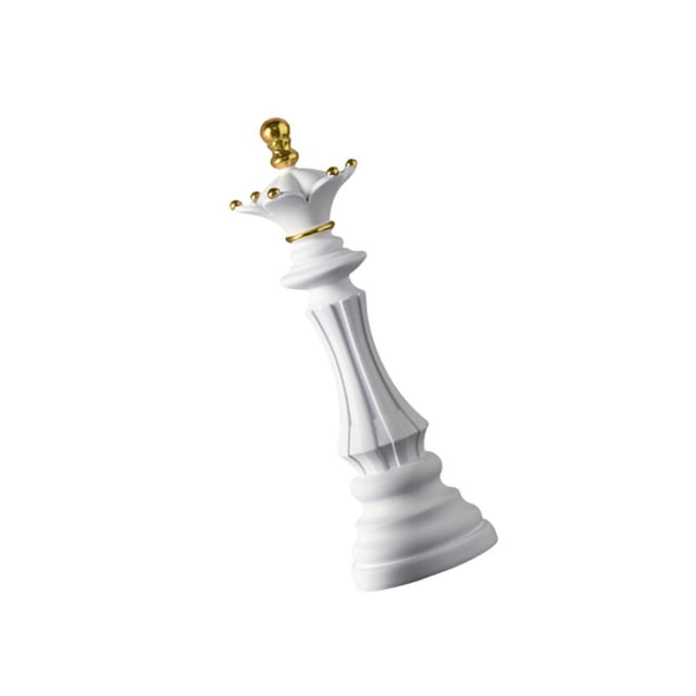 Injueey Exquisito adorno de pieza de ajedrez adecuado para cualquier ocasión, estatuilla de resina, adornos de ajedrez, estilo único, Reina Type2 NO2