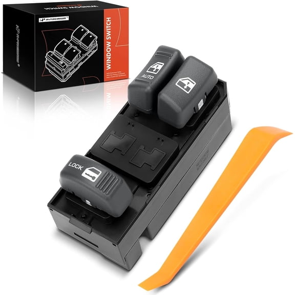 A-Premium Master Power Window Switch Compatible with Chevrolet Tahoe 1996-1999, Blazer, C1500 C2500 C3500 C3500 HD, S10 & GMC Yukon, Jimmy, Sonoma, K2500 K2500 K3500, Front Left Driver Side