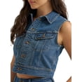 thumbnail image 4 of Lee® Women's Heritage Cropped Rider Denim Vest, Sizes XS-XXL, 4 of 7