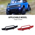 thumbnail image 2 of VONKY RCGOFFLOW Durable Front Bumper For 1/18 Trx4m Crawler RC Car Accessories Silver, 2 of 6