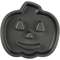 Wilton Halloween Non-Stick Pumpkin-Shaped Cake Pan, 11 x 10-Inch