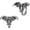Bat, variant on Goth Stainless Steel Fake Nose Rings for Men Bat/Rabbit Clip on Nose Jewelry for women Adjustable Non Pierced Jewelry