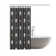thumbnail image 2 of Cortina de Ducha Impermeable ABPHQTO Corazones y Calaveras 160x180 cm, 2 of 2