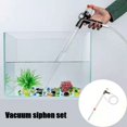 thumbnail image 2 of Limpiador de grava de acuario, cambiador de agua de acuario Limpiador de acuario con sifón para cambiar el agua y limpiador de arena con botón pulsador de aire, 2 of 5