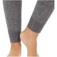 thumbnail image 5 of Fruit of the Loom Women's Micro Waffle Premium Thermal Bottom, Smoke Heather, 3X, 5 of 8