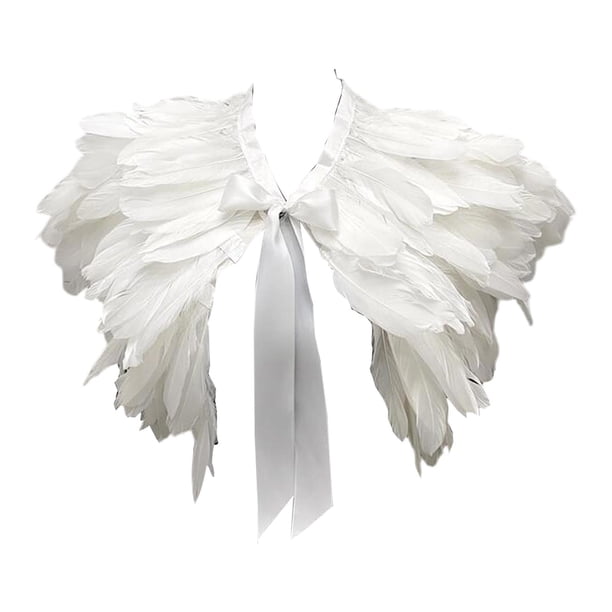Chal de plumas para mujer, vestido con lazos de para espectáculo, fiesta de graduación, carnaval