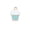 Blue, variant on 60 pcs KC Gold Color Alloy Enamel Cake Charms 15X11MM DIY Jewelry Making-Blue