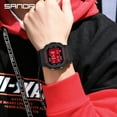 thumbnail image 6 of Sanda Men's Watches Sports Outdoor Waterproof Military Wrist Watch Date Multi Function Tactics LED Alarm Stopwatch, 6 of 6