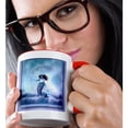 thumbnail image 2 of 3dRose, The Mermaid and the Moon, 15oz Two-Tone Red Mug, 2 of 7