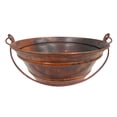 thumbnail image 4 of 15" Round Natural Copper Vessel BUCKET Bathroom  Sink, Faucet Kit Included, 4 of 6