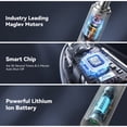 thumbnail image 4 of JTF Sonic Electric Toothbrush for Adults with 6 Brush Heads and Tongue Scraper, Radiant Care 3 Modes 45 Days Battery Life Rechargeable Power Toothbrush for Family and Friends & Home Trips,Silver Gray, 4 of 9