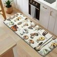 thumbnail image 5 of Brown Mushroom Label Light Pattern Kitchen Rug Mat,Kitchen Runner Rugs Non Skid Washable,Decorative Kitchen Floor Mats for Kitchen,Sink,Laundry,17"x47.2", 5 of 7