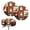 Christmas Snowman Patchwork Decoration, variant on Psesaysky Cowhide Sunflower Print Soft & Elastic Fabric Chair Seat Slipcover with Super Soft, High Elastic Breathable Stool Cushion Slipcover for Bar
