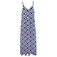 thumbnail image 6 of Mod Target Sleeveless Suspender Dress Summer Fashion Casual Long Dress, 6 of 9
