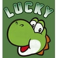 thumbnail image 2 of Women's Nintendo Super Mario St. Patrick's Day Lucky Yoshi  Racerback Tank Top Envy Green X Large, 2 of 4