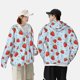 thumbnail image 4 of Fotbe Strawberry Chaqueta con Protección Solar UPF 50+ para Hombre y Mujer, Camisa con Capucha y Bolsillos-Small, 4 of 7