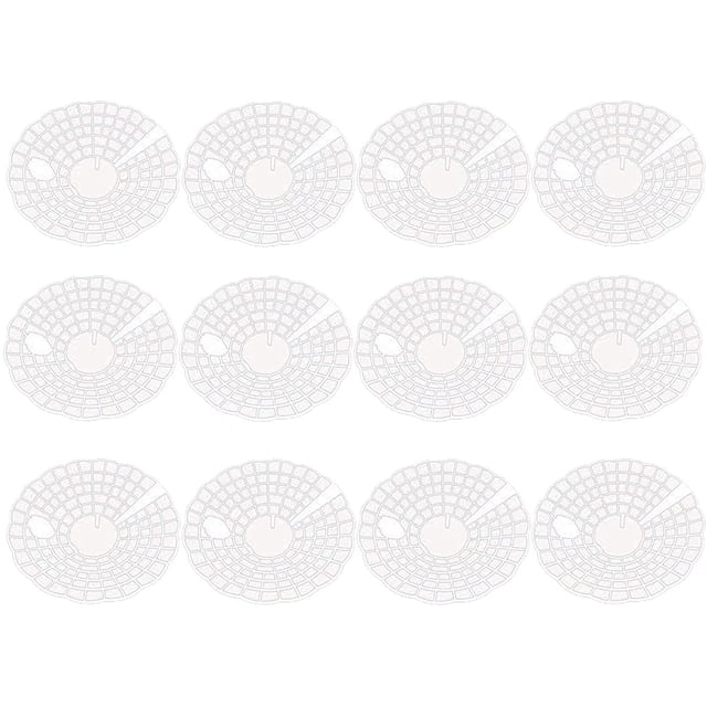 12 Pack Strawberry Supports - Strawberry Plant Support with 3 Sturdy Legs - Strawberry Growing Racks Strawberry Growing Frame,Protection of Strawberry Plants from Mold, Rot and Dirt(White)
