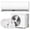 9000BTU-115V, variant on KEYTEK 12000BTU Mini Split Air Conditioner & Heater 19 SEER2 230V,Wall-Mounted AC Unit Heat Pump,Remote Control,Cools up to 750 Sq. ft,1 Ton