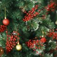 thumbnail image 3 of RUseeN 30 PCS Artificial Red Berry Stems Branches, Fake Burgundy Berry Picks Holly Berries for Christmas Tree Xmas Wreath Decorations Floral Arrangements Home Holiday DIY Crafts Decor, 3 of 7