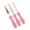 Pink, variant on Frosting Spatula,Cake Knife,3 Pieces of Cake Angled Spatula,Cake Cream Spatulas,with Stainless Steel, Professional Cake Decorating, Pastry & Baking, Icing Frosting Cream(Green)