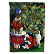 Carolines Treasures PPP3107GF Jack Russell Christmas My Gift Flag Garden Size  Small multicolor