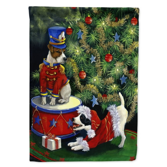 Carolines Treasures PPP3107GF Jack Russell Christmas My Gift Flag Garden Size  Small multicolor