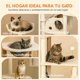 thumbnail image 4 of Mueble Torre Rascador Poli Pets Himalayo 170cm Color Beige, 4 of 6