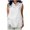 *White, variant on VBVC Women's Cotton Linen Side Ruched Tank Top , Ladies' Sleeveless Cowl Neck Tunic Blouse , Summer Casual Elegant Vacation Shirt For Women,White,S-2XL