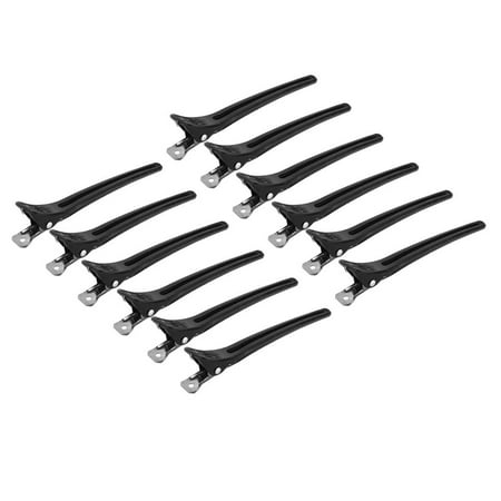 Qiilu Hair Barrette Bobby Pins 12pcs Pack Salon Hair Sectioning