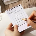 thumbnail image 6 of YIKA 2026 Solid Color English Small Desk Calendar White, 6 of 6