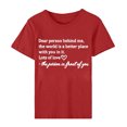 thumbnail image 3 of Camisetas de Manga Corta para las Mujeres Impreso Cuello de Tripulación Suelto Tee, Vintage Gráfico Casual Camisetas para las Mujeres Gráfico, 3 of 6