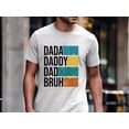 thumbnail image 5 of DADA DADDY DAD BRUH T-Shirt – Funny Color Block Dad Evolution Tee, Modern Father’s Day Gift Shirt, Humorous Graphic Tee for Dads, 5 of 7