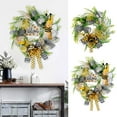 thumbnail image 2 of EIMELI Welcome Sign Bee Festival Decor Simulation Leaf Sunflower Welcome Sign Wreath Garlands Home Hanging Decoration Outdoor Artificial Simulation, 2 of 8