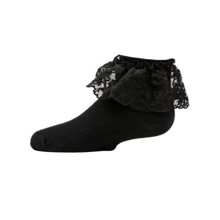 

MeMoi Petite Floral Lace Cotton Blend Anklet Socks - Girls - Female