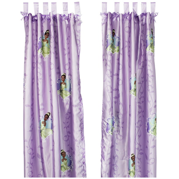 2pc Disney Princess And The Frog Long, Disney Princess Shower Curtain Set