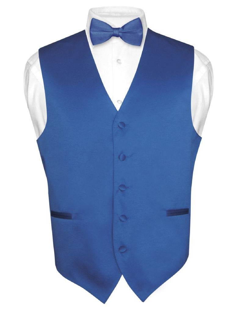 Royal Blue Solid Vest Waistcoat and Butterfly Bow Tie Set Suit or Tuxedo Wedding Royal Blue Solid Vest Waistcoat and Butterfly Bow Tie Set Suit or Tuxedo Wedding