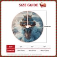 thumbnail image 2 of Sikiie Cargo Ship At Sea Christmas Tree Skirt, Christmas Tree Decorations, Christmas Decor, Tree Mat Decoration(30-48IN)-30", 2 of 6