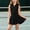 Black, variant on Girls Athletic Outfit Sets V Neck Sleeveless Tank Tops and Skirts Quick Dry Kids Summer Tennis Activewear 2 Piece Pink Size 10-12